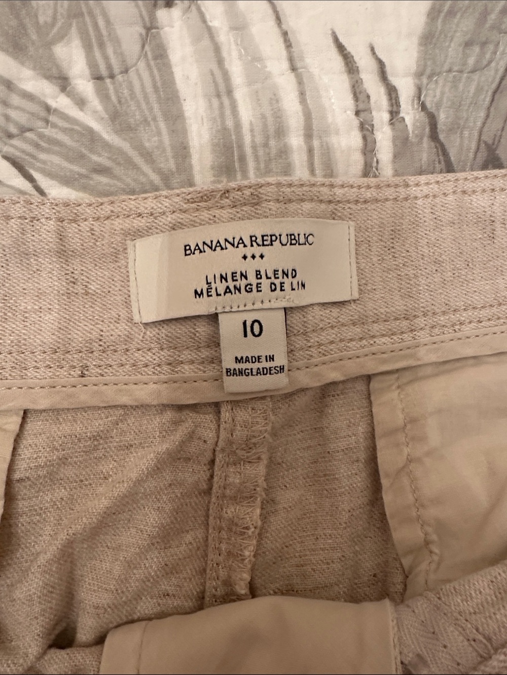 Banana Republic Linen/Cotton pants - Picture 2 of 7